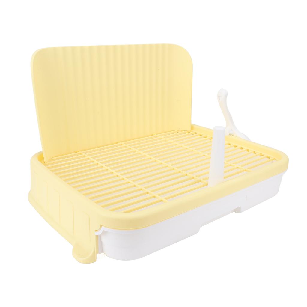 Dog  ing Toilet with Pee Wall Large Size Easy Cleanup Leakproof Stable Structure Puppy Potty Tray for Medium Large Dogs