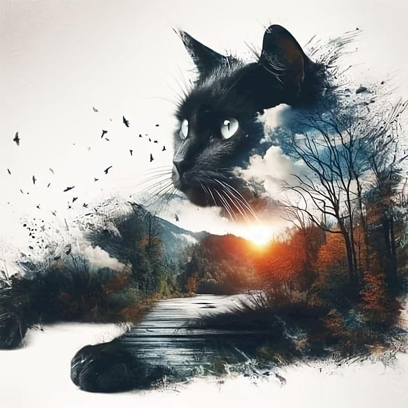 

GATYZTORY Diamond Painting Landscape Kit Full Embroidery Flower Wall Decorative Animal Rhinestone Pictures Home Decoration Full Round 25x25cm