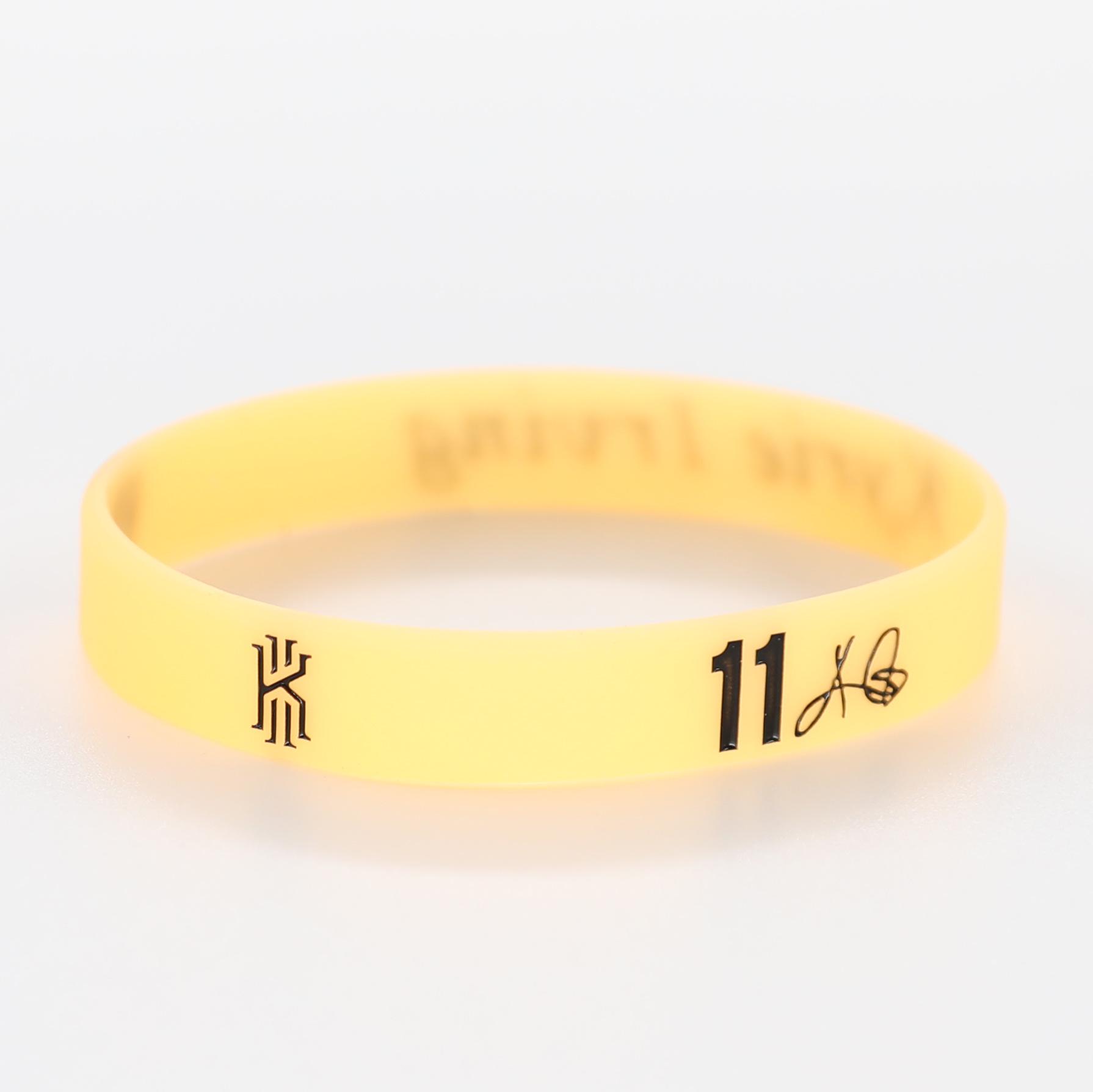 Thickened Luminous NBA Basketball Silicone Wristband: Harden, LeBron, Curry, Irving Edition