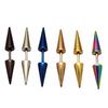 1 Pair Stud Earring Fine Workmanship Women Accessories Portable Unisex Double Rivet Spike Earrings for Pub