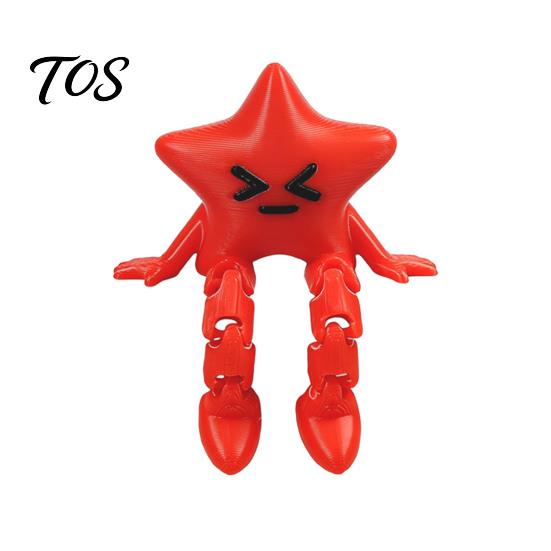 Creative Cartoon Action Figures Weather Gnome Figurine, 3D Printed Poseable Series Desk Toy, Portable Desktop Decoration Collectible Decor for Office,
