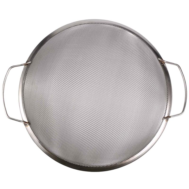2025 Trend Paint Strainer Mesh Stainless Steel Paint Emulsion Honey Funnel Filter Cover Filter Tool Product 60-Mesh 11.4Inch Wid