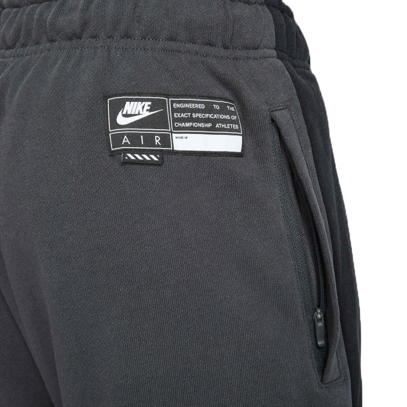 Nike Air AS M Air FLC Pant OH BFT Fashion Straight Leg Retro Sports Color Block Lace-Up Casual Pants Men pants Black Gray HJ0288060