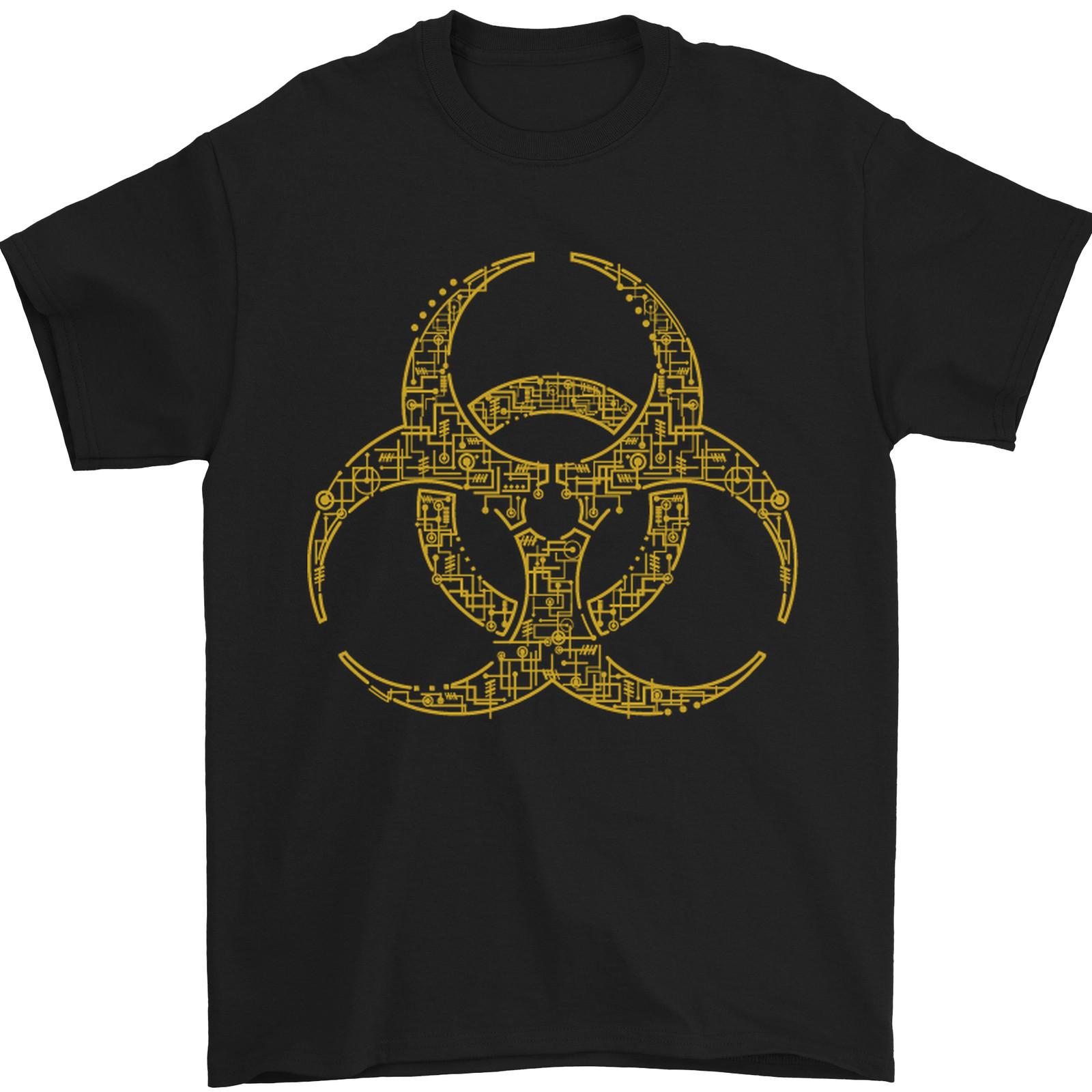 Digital Biohazard Gaming Gamer Zombie Mens T-Shirt 100% Cotton S