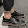 Spring Brand Men's Leather Oxford Shoes Men's Business Thick Sole Genuine Leather Shoes Office Dress Leather Shoes Casual Shoes