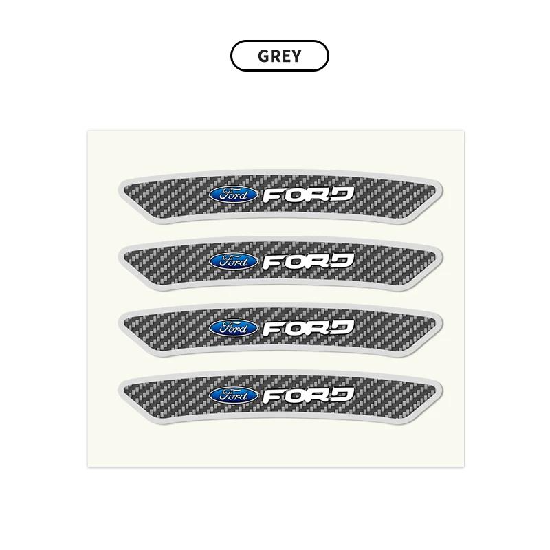 4 ks Módní logo Samolepka na středovou krytku ráfku kola auta Dekorace auta Pro Ford ST FOCUS 2 3 Mondeo Fiesta Kuga MK2 MK3 MK4 Ecosport Fusion