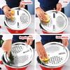 Robust Stainless Steel Basin with Drain Lid Perfect For Party Preps Shredding And Chopping Basin Ideal For Home Chefs