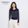 Mark Fairwhale Women's Color Block Stripe Knit Pullover
