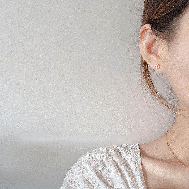 Cercei noi tip wrap-around Cercei la modă Stil coreean Design simplu de nișă Cercei mici