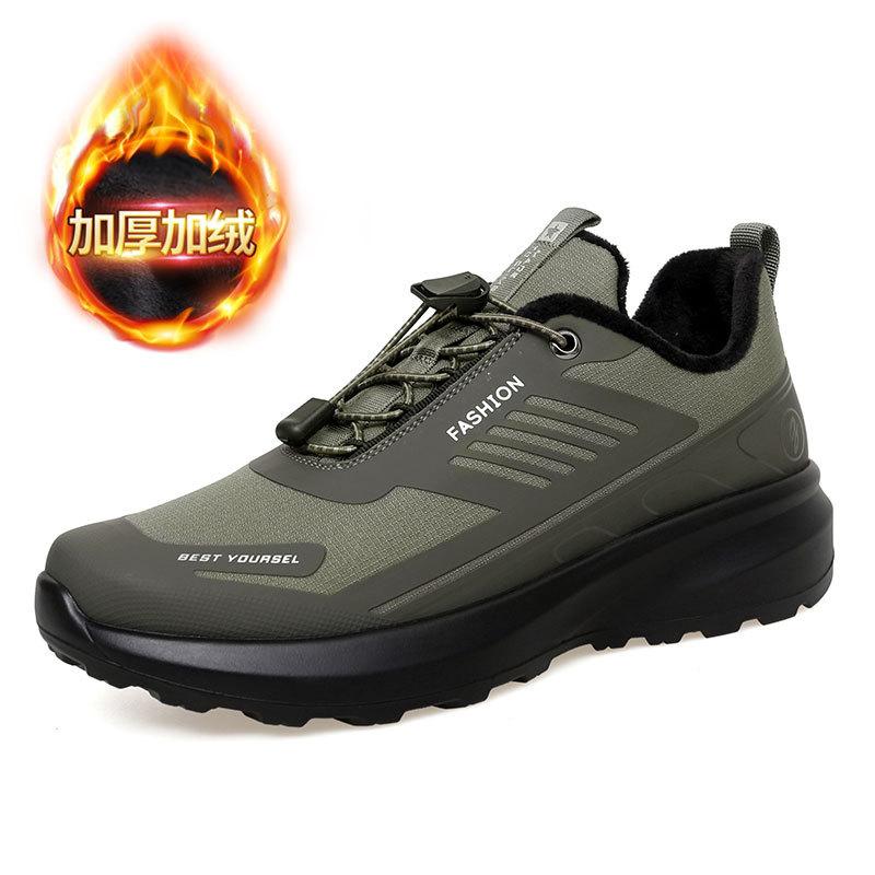 

Нет стандартной плоской подошвы для мужской моды, спортивная обувь с толстой подошвой, износостойкая, вседорожная, для альпинизма, для бездорожья, для пешего туризма 44