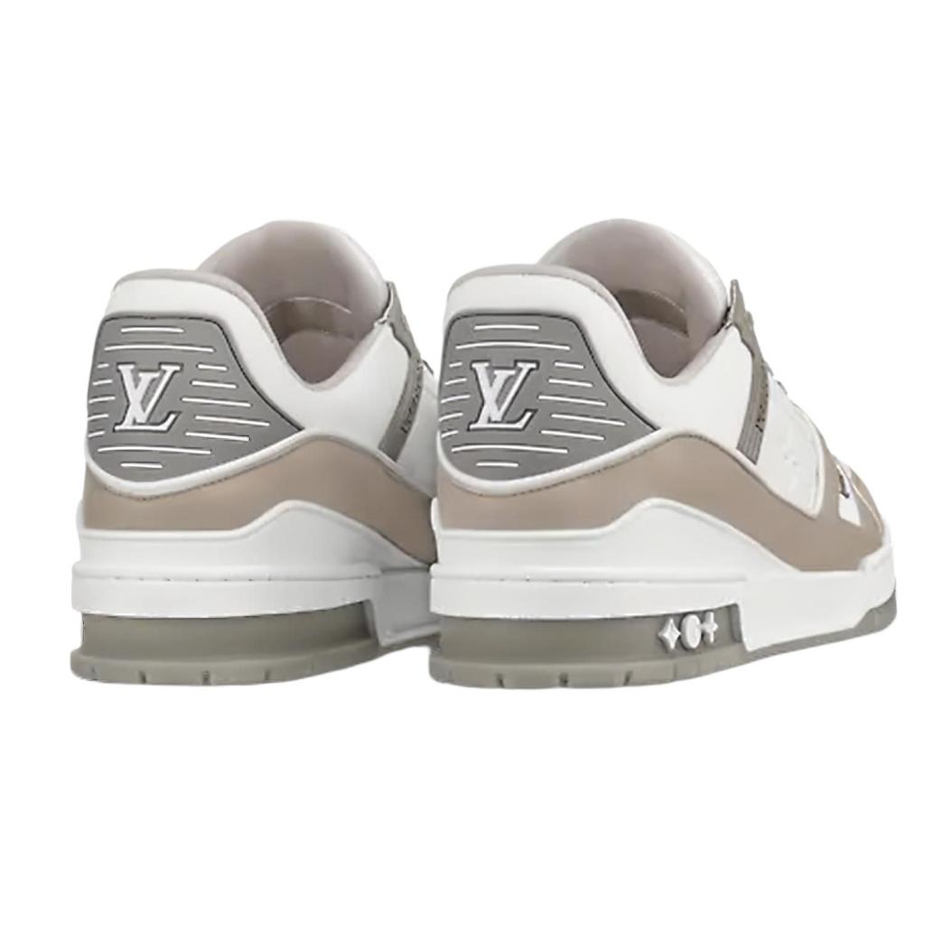 Louis Vuitton Trainer Sneakers 'Grey White' 1A8KB8