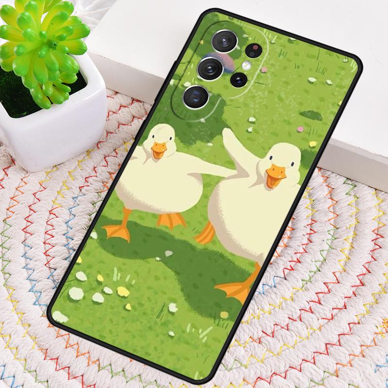 

Cartoon Cute Goose Game Phone Case for Samsung Galaxy note 10 pro S26 Ultra S23 S24 FE S25 S21 S22 PLUS shockproof Cove Galaxy S21+ 5G