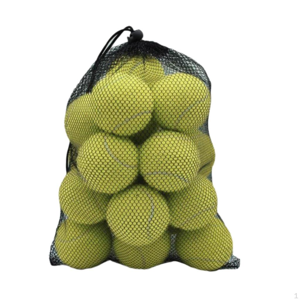 20 Pieces Tennis Balls Training Pet Dog Elastic Wear Resistant for
