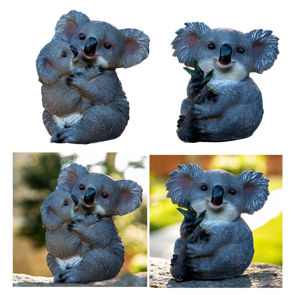 HomeDecTime 2 Tipo Koala Bear Garden Statue Lovely Outdoor Sculpture Ornament Yard Decor Mamma HomeDecTime 2 Tipo Koala Bear Garden Statue Lovely Outdoor Sculpture Ornament Yard Decor Mamma
