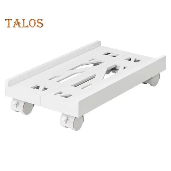 

Выдвижная базовая база с поворотными колесами на 360 градусов. Полая конструкция для рассеивания тепла. Регулируемая ширина. Стабильная конструкция. Запираемая подставка для держателя процессора. белый