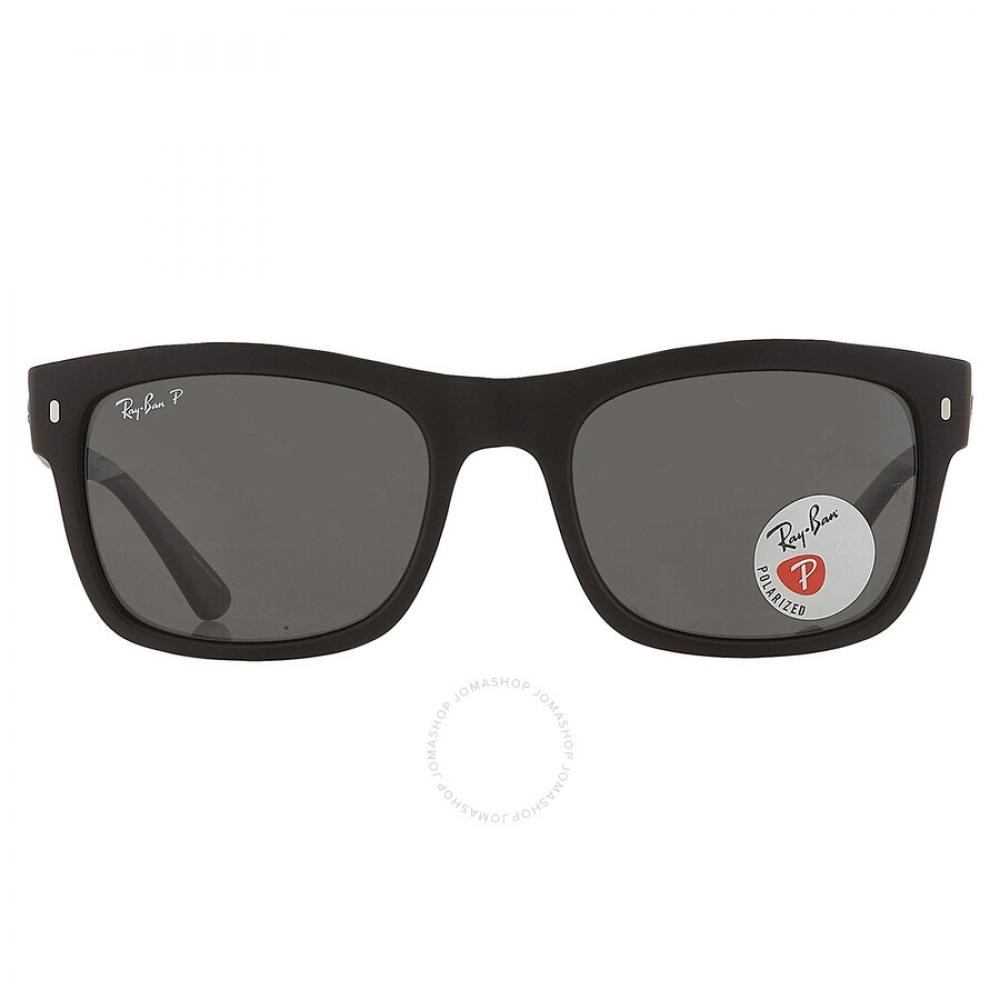 

Поляризационные черные квадратные солнцезащитные очки Ray Ban унисекс RB4428 601S48 56