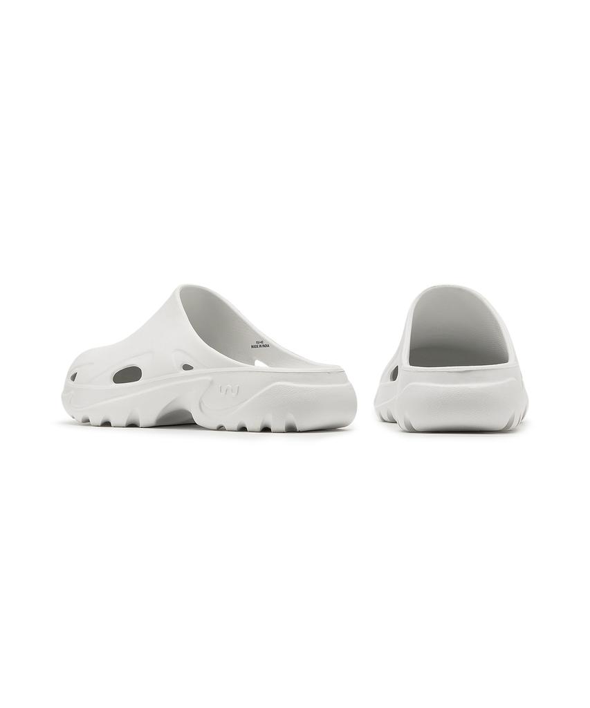 Doubleu Roma Mule - White / 8154