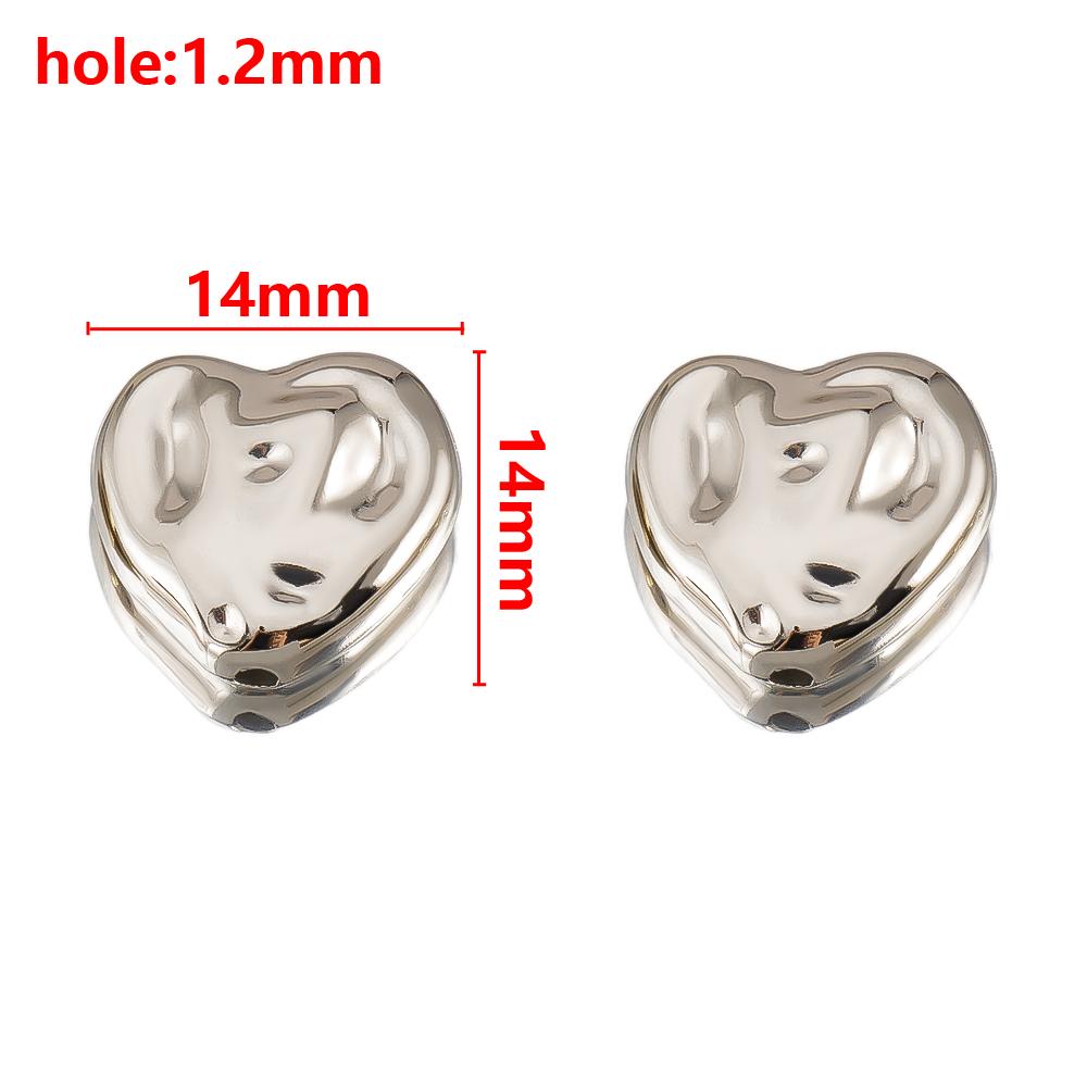 50pcs 20pcs Plastic ABS Bone Irregular Mountain Heart Square Spacer Bead Jewelry Making Charms Loose Beads DIY Bracelet Necklace