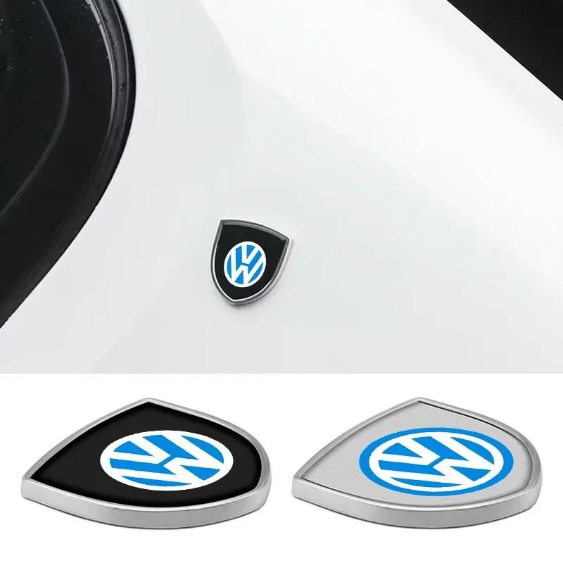 1PCS 3D Metal Car Emblem Rear Trunk Side Window Body Sticker For Volkswagen VW Golf 4 7 MK3 4 7 Touran Polo Passat Accessories