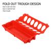 Flip Top Poultry Multipurpose 12 Holes Thickened Small Poultry Feeding Tray For Chicken Duckling Bird Pigeon