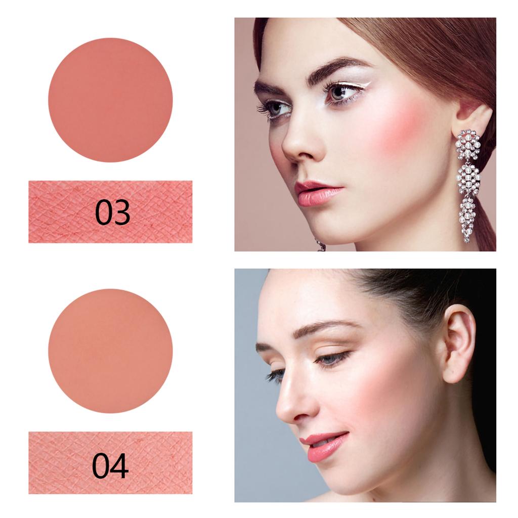 8 Color Blush Tray Matte Long Lasting Rouge Tray Makeup Accessories