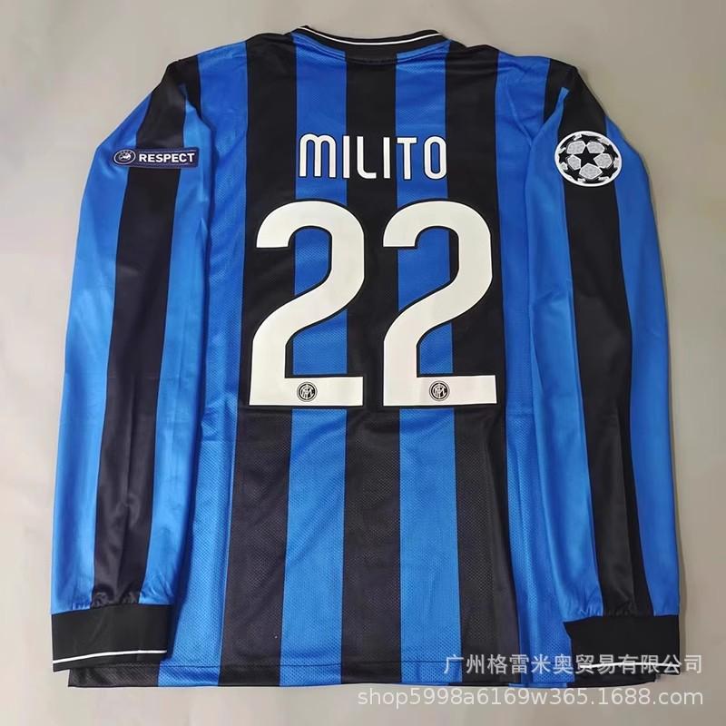 09-10 Inter Retro Jersey Ronaldo Inter Milan 2001/02 Jersey Football Jersey
