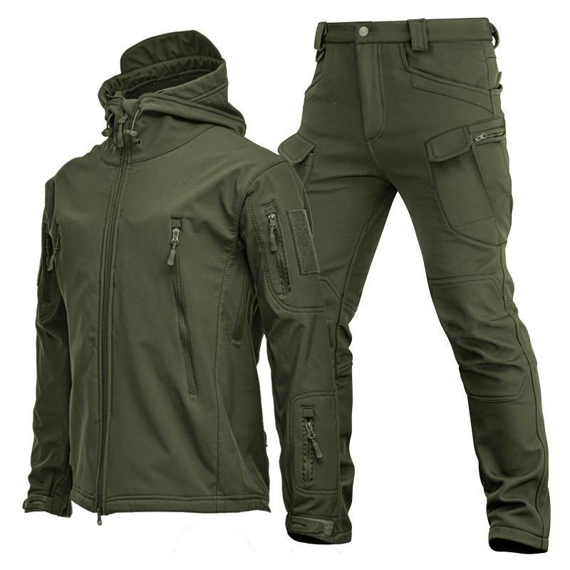 Mens Softshell Shark Skin Jacket Pants