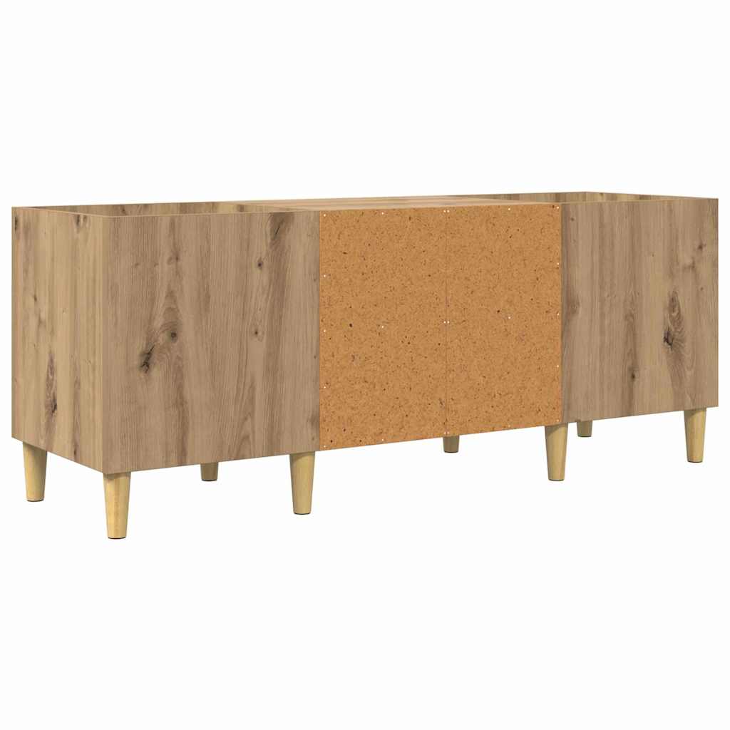 Vinyl Record Cabinet Artisan Oak 121 x 38 x 48 cm