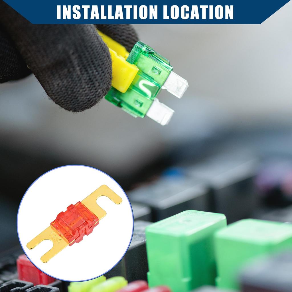 Hihaha Mini ANL Fuse 50A / Car Audio CD Fuse for Car Motorcycle Boat