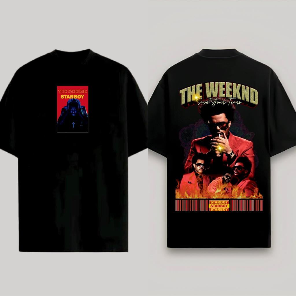 The Weeknd Men Oversized Y2k Printed T-Shirt Casual Cotton High Quality Short Sleeve Male Female Clothing High Streetwear Top Tee