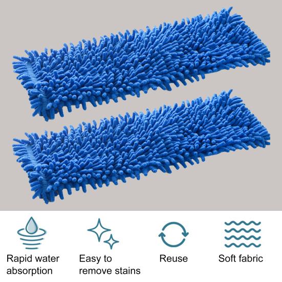 Yousheng Microfiber Mop Cloth Versatile Cleaning Pads Home Office Wet Dry Mopping High Absorbency Dirt Removal Mop Rag