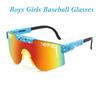 Age 5-16 Boys Girls PIT VIPER Sunglasses Youth Outdoor Baseball Shades Cycling Glasses Kids Softball Eyewear Sports Goggles