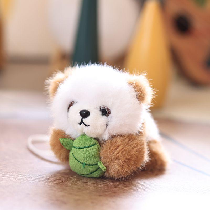 Panda Plush Toy With Magnetic Sucking Small Raccoon For Kids Gift And Collectors