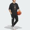 Adidas SS25 BB Painting Basketball Minimalist Sports Knit Short Sleeve T-Shirt Men Tops KF5163