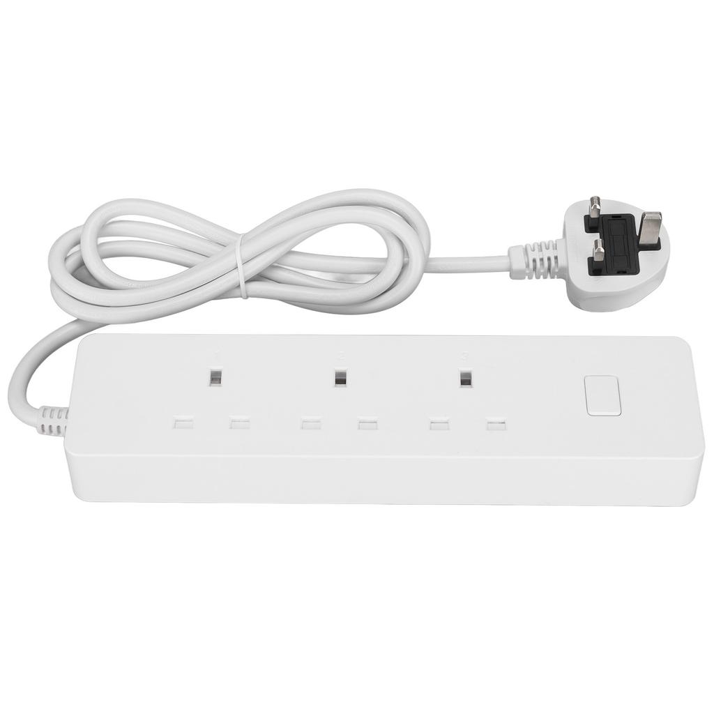 Smarte Steckdosenleiste WLAN Smart Plug mit 3 AC-Steckdosen und 2 USB-Ladeanschlüssen für Zuhause, Schule, Büro