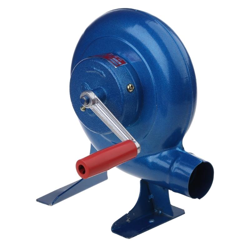 Outdoor Cooking BBQ Fan Portable Hand Crank Fan Air Blower Grill Picnic Camping Stove Accessories Barbecue Fire Tools