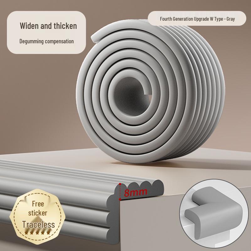 Children's Non-Toxic Soft Corner Guard - Eco-Friendly Anti-Collision Edge Protector for Tables and Walls