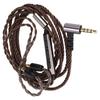 Kopfhörer-Upgrade-Kabel 3,5-mm/A2DC-Stecker Kopfhörer-Ersatzkabel mit Mikrofon und Kabelfernbedienung für CKS1100