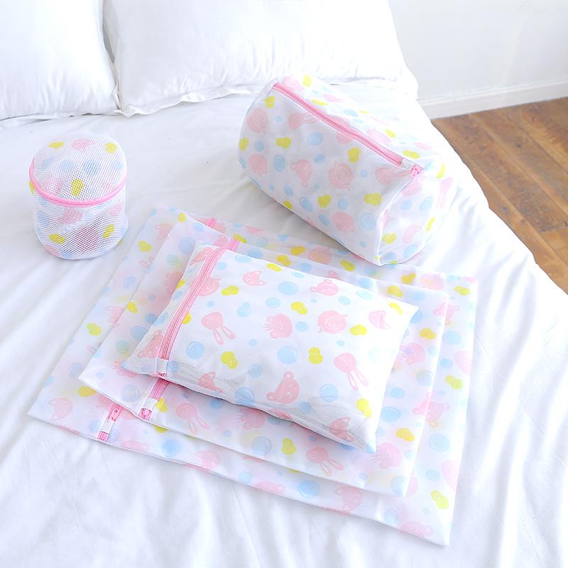 Cartoon Printing Sorting Care Bag Laundry Bag for Washing Machine Thick Mesh Fine Mesh Thick Underwear Bra Wash Bag