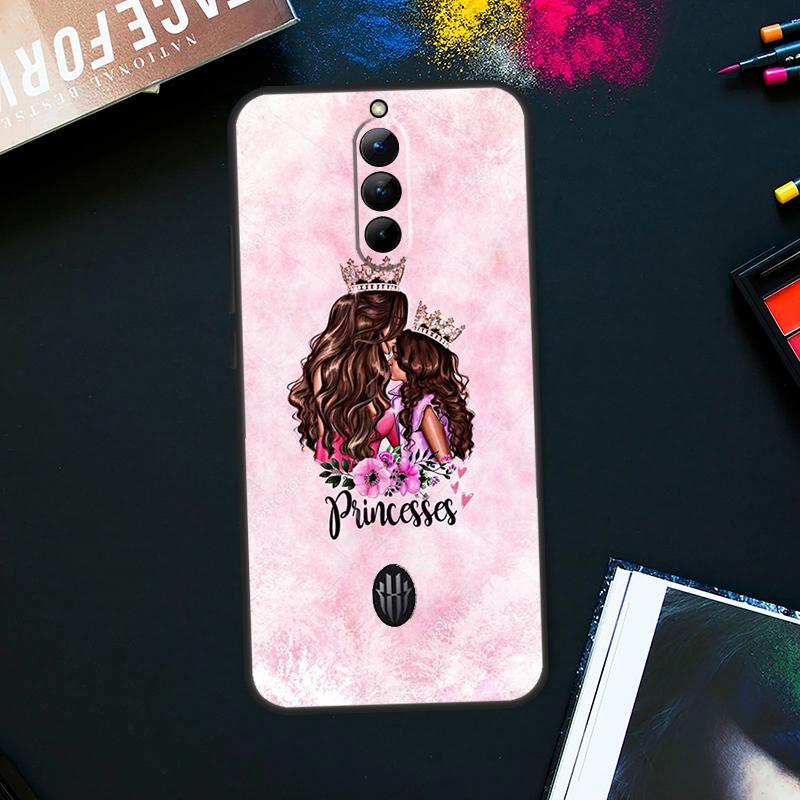 Piękne etui dla matki i córki dla ZTE Nubia Red Magic 9 Pro Plus RedMagic 8 8S Pro Plus 6 7 6S 7S Pro 5S 6R 5G