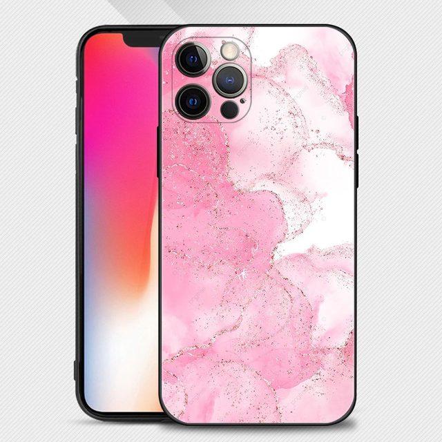

Чехол для телефона Apple Iphone 14 13 12 11 Pro Max 13mini Xs Max Xr X 7 8 6 6s Plus Shell Beauty Marble Gold Texture Quicksan For iPhone 6 6S Plus