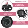 MKBKLLJY 5 Pieces 72-4568 Speaker Harness Replacement General Car Compatible