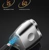 Men's Rechargeable Mini Three-Blade Electric Razor - Portable Magnetic Suction Beard Trimmer