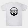 Men Black Print T-shirt Coexist Tee Black Logo (Various Colors) No-Cut Transfer Paper Print Cotton Tshirt