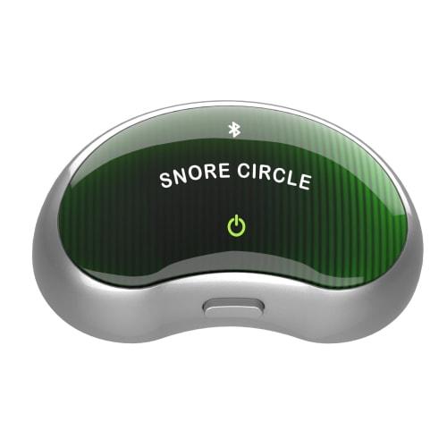 Snore Circle PRO YA4300, a snoring prevention care product in Japan, includes an EMS pad, Snore Stopper device, and a sleep visualization app. 30-day