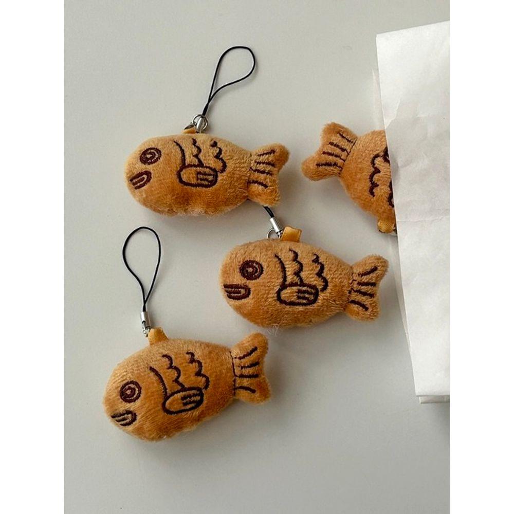 Elegant Table Bungeoppang Keychain 2 Types of Ring Selection Cute Doll Keychain Winter