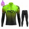2023 Rcn Team Winter Thermal Fleece Cyklistický dres Set Nové MTB oblečení na kolo Maillot Ropa Ciclismo Oblečení na kolo s dlouhým rukávem