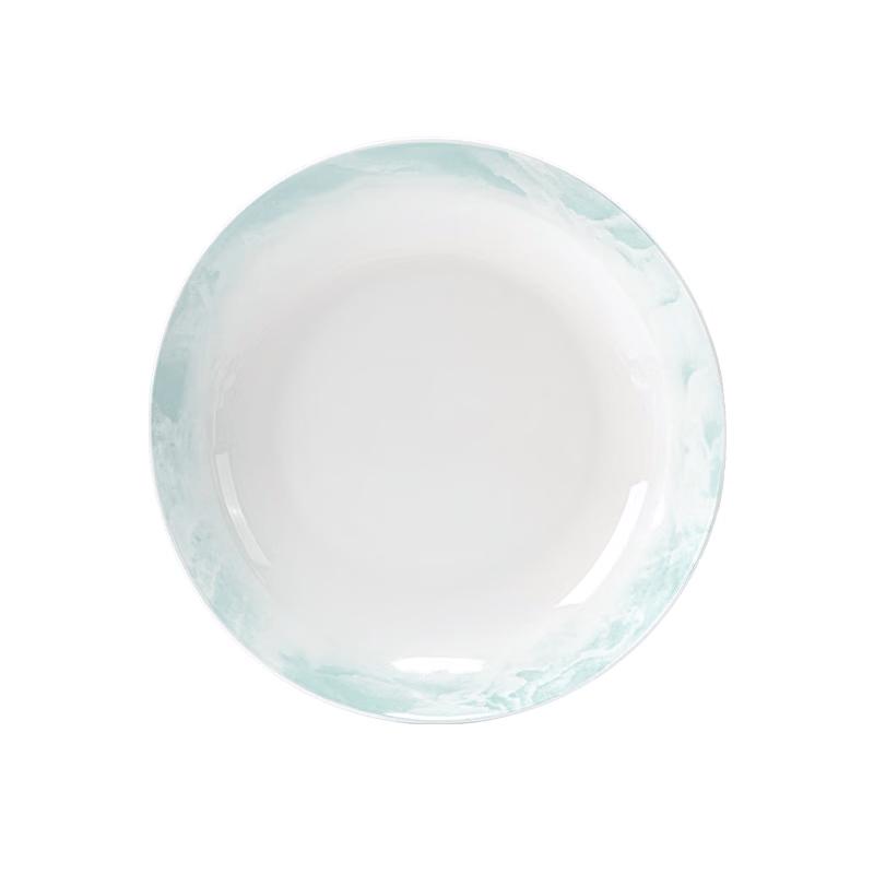 NINE CRANES Jingdezhen Ceramic 8-Inch Dinner Plates (Set of 4)