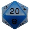 MDG Glow Mega Acrylic d20 Dice 35mm