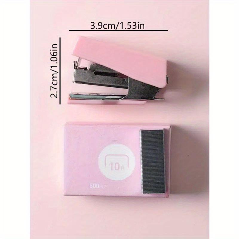 1pc Creative Colorful Miniature Stapler Set Includes 400pcs Staples In Compact Box For Schools Offices For Teachers Day Back To School School Supplies